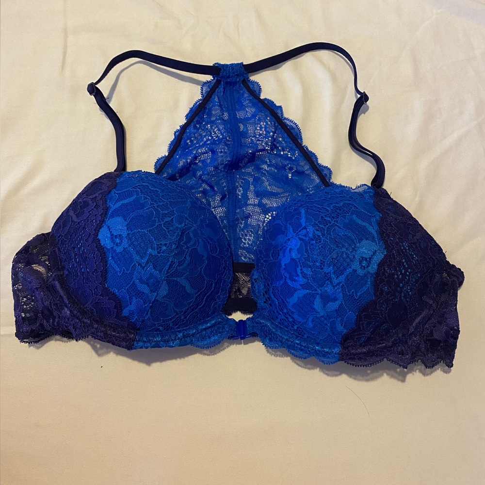 PINK Lace Racer Back Push-Up Bra